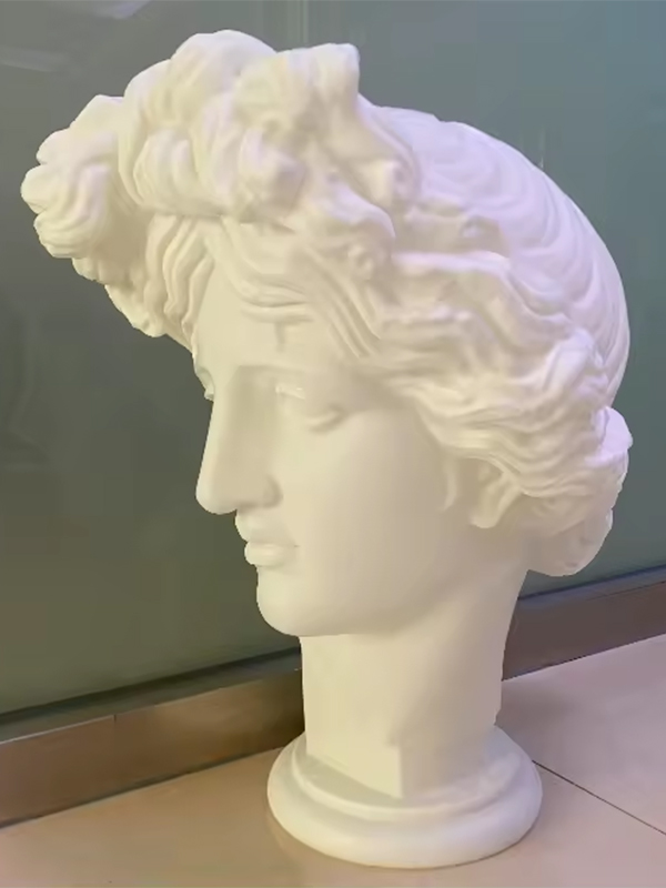 Escultura de David com figura natural impressa em 3D personalizada